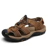 Genuine Leather Men Shoes Summer New Large Size Men's Sandals Men Sandals Fashion Slippers Big Size 38-471