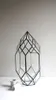 Terrario in vetro fatto a mano / Fioriera moderna per giardinaggio interno / Fioriera da tavolo per serra con forma di cristallo geometrica Decorazione domestica