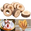 Wedding Supplies New Rustic Wood table decor Creative Birthday Party Bar Wood Napkin Ring Wedding DIY Decoration