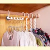 Cabides de vestuário Racks Space Saving Roupas Racks Armário Organizador com racks de roupas de gancho Economize espaço ambientalmente amigável