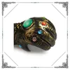 Neue Big Pipe Handglas-Rauchpfeife mit Kupferkunst Thanos-Infinity-Gauntlet Schwere Glas-Tabakpfeifen