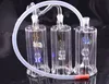 10mm weibliche Mini-LED-Glas-Dab-Öl-Rig-Wasserpfeifen 5-Zoll-tragbare Öl-Wasserpfeifen Inline-Stereo-Perc-Recycler-Glas-Wasserbongs