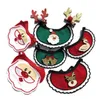 Dogs Bibs Christmas Dog Knitted Bandana Pet Supplies Accessories for Dogs Scarf Pets Products Mascotas Perros Accesorios Elk Hair Ornaments