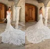 Kitty chen abiti da sposa a sirena spaghetti sweep train pizzo appliqued abito da sposa spiaggia abiti da sposa senza schienale su misura