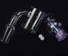 25mm Quartz Banger Nail with Cyclone Spinning Carb Cap Terp Pearl 10mm 14mm 18mm Female Male Joint for dab rig bong