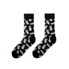 Men Socks Cartoon Clown Plane Bird Dot Dog Colorful Happy Vintage Harajuku Street Hip Hop Funny Casual Skate Cotton Socks1