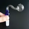 14mm 18mm Mannelijke Vrouwelijke Glazen Pijp Gebogen Single Bubble Glas Banger Hoge Kwaliteit Glas Roken Rigs drop Down adapter Voor Bongs