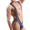 2019 MENS MESH One Piece Singlet Struggles Man Bodysuit Leotard Soft Underkläder Shapers Struggles Underkläder Body Suit För Män