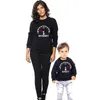 Nieuwe familie matching outfits sweatshirts vader zoon mama kleding baby herfst kleding pullover papa kleding