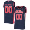 Personalizzato Uomo Ole Miss Rebels Maglie Basket BLAKE HINSON DEVONTAE SHULER KHADIM SY BREEIN TYREE KJ BUFFEN WILLIAMS Stitched4108602