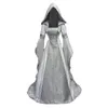 Винтажное готическое платье средневековое стиль косплей Фестиваль одежда Женщины Бохо романтический макси -корт костюм#g71