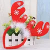 Decorazioni natalizie Ornamenti allegri Bell Feather Antlers Fascia per capelli F202139221