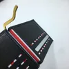 Echte Leder -Kreditkartenhalter -Brieftasche Klassiker Schwarz Designer Money Clip Wallet 2020 Neuankömmlinge Herrenvergelten ID -Kartenkoffer Drop228z