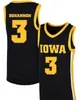 2020 Iowa Hawkeyes tröjor 10 Joe Wieskamp 25 Tyler Cook 55 Luka Garza 5 CJ Fredrick 15 Kriener 30 Lester Basketball Jerseys Custom5132886