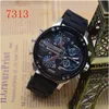 Men's Movement Quartz Watch Multi-function Multi Time zone White Silicone Strap Automatic Date Military Troops Wrist Watches 185A