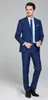 Новая мода Красивый Groom Tuxedos шаль лацкане Две кнопки Три Карманы Groom Костюмы Предельно Прохладный шафером костюмы (куртка + брюки) DH6204