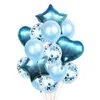 Grattis på födelsedagen Rose Gold Confetti Balloons Baby Shower Birthday Party Decorations Boy Girl Kids Party Favors YQ01869