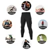 Pantalons pour hommes Fitness Course à pied Vêtements de sport Leggings d'entraînement serrés Taille élastique Gym Séchage rapide Pantalon de performance évacuant l'humidité Hommes