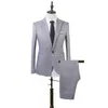 Homens de casamento terno masculino blazers fita fatos para homens traje negócios festa formal formal trabalho trabalho ternos (jaqueta + calça) # 264163