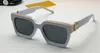 2020 New Men Brand Designer Sunglasses 96006 Millionaire Square Frame Vintage Shiny Gold Summer UV400 Lens Style Laser Logo Top Quality 1165