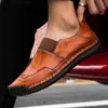 2019 Scarpe estive da uomo Casual Autunno Mocassini da uomo Slip on Scarpe giovanili in pelle Moda traspirante Calzature piatte Guida New960 Fashi