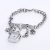 Bracelet pendentif montre la mode de luxe de luxe Love Rhingestone Heart Shape Wholes Montre-bracelets pour les femmes Gift DH5207599