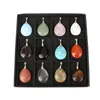 12 pieces of water drop pendant necklace adjustable suit women's mixed elegant temperament ball jewelry set