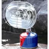 BRS-H22 Portable Gas di campeggio esterna di pesca Warmer doppio Bruciatori Riscaldamento Stufa