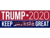 Quente 18 Tipo Novos estilos Donald Trump 2020 Adesivos de carro 7,6 * 22,9cm Adesivo Para Carro MANTENHA MAKE AMÉRICA Grande decalque para o carro estilo Pasteiro