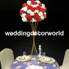 Wedding Arch Flower Stage Ślub Scena Tło Stojak Dekoracji Ramki Sztuczne Kwiat Układ Dekoracji Łuk Do Wesele Decor 20165