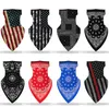 Máscara de moda Bandana para la cara Orejeras Elegantes Hombres Mujeres Polainas de cuello para polvo Viento Motocicleta Calentadores de cuello multiusos Bufanda