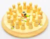Kostenloser Versand Holzspielzeug Farbe Memory Schach Geschmack Puzzle Spielzeug Eltern-Kind interaktives Spiel Schach Kinderspielzeug