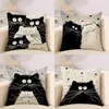 6 Cores Bonito Totoro Gato Dos Desenhos Animados Travesseiro Lindo Caso Fronha de Um Lado de Impressão Personalizável Início de Linho Quarto Sofá Fronha DH0572