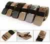 Wholesale-New Fashion Designer belt nylon men's canvas belt army training iron-free ACU digital camouflage canvas belt