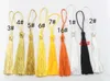 100pcs Lot 13cm Vertical Compliant Earrings Tassel Trim Pendant Jewelry Making DIY Bookmark Tassel Craft Sewing Curtain Accessor258Y