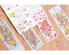 Cartoon Kids Stickers Arm Phone Crystal Sticker DIY Diary Decoration Heart Flower Cat Cake Transparent Three-dimensional Stickers Gift HA525