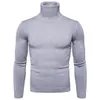 FAVOCENT Winter Warm Turtleneck Sweater Men Fashion Solid Knitted Mens Sweaters 2018 Casual Male Double Collar Slim Fit Pullover