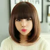 Wig Lady Bobo Head Cover Cute lovely girls Short Straight Hair wigs