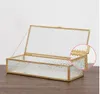 Purlダイヤモンド穀物ガラス収納ボックスマイクロ風景幾何学的工芸品フラワーハウスヨーロッパのジュエリーボックスギフト