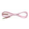 braid Frosted Aux Cable Headphone Extension Cable 3.5mm Jack Male to Female For Computer Audio Cable 3.5mm Headphone Extender Cord 500pcs