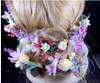 花嫁SEN女性の自然な乾燥花の松の円錐花の枝フォークの結婚式の写真アルバム髪の結婚式のヘッドドレス