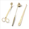 3pc Candle Accessory Set Gift Package with Wick Trimmer Cutter scissors Bell Snuffer Wick Dipper for Candle Lover3053