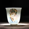 Puer Chá Oolong Bacia Cup Cerâmica capacidade Teacup alta Teacup personalizadas utensílios beber presentes para o lar