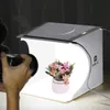 Mini Light Box с двойной светодиодной лампольной комнатой PO Studio Pography Light Shooting палатка на фоне кубической коробки Po Studio Dropship3140150