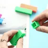 6pcs colorido Forma Building Block Highlighter marcador fluorescente Pen Student papelaria Doodle Pen fontes de escola caçoa o presente