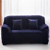 Thicken Plush Elastic Sofa Covers voor Woonkamer Solid Color Houd Warm Stretch Corner Sofa Slipcover 1/2/3/4 Seater1