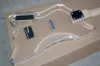 Fabriksanpassad Transparent 4 Strängar Elektrisk basgitarr med akrylglas, Rosewood Fingerboard, Erbjudande