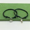 2 PCS New Arrival Couple Bracelet Alloy key Heart Lock Charm Bracelet Handmade Jewelry Rope Bracelet Lovers Gifts for Women