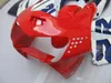 Röd vitblå Fairings för Honda CBR900RR CBR919 1998 1999 Fairing Kit CBR919RR 98 99 QR64