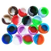 Silicone Wax Container 100pcslot 3ml Mini Food Grade Nonstick BPA Silicon Rubber Concentrate Oil Dabs Storage Jars9748769